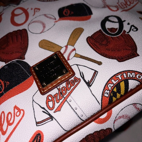 Dooney and Bourke Baltimore Orioles Zip Zip Domed Satchel Rtl $348 - Picture 8 of 12